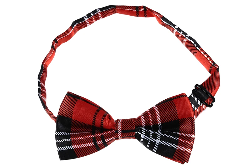 Красный шотландский галстук-бабочка для мужчин | Аксессуары одежды
