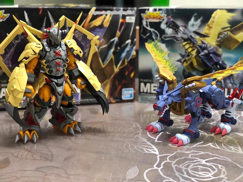 

Фигурка Bandai, фигурка BANDAI, фигурка со стандартным выражением, гаруромон, варгреймон, усиленная модель, набор игрушек, фигурные куклы, игрушки