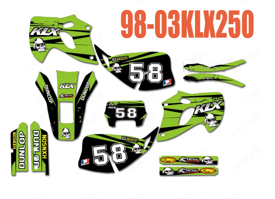 Полный набор наклеек наборы Бесплатные пользовательские номера графические