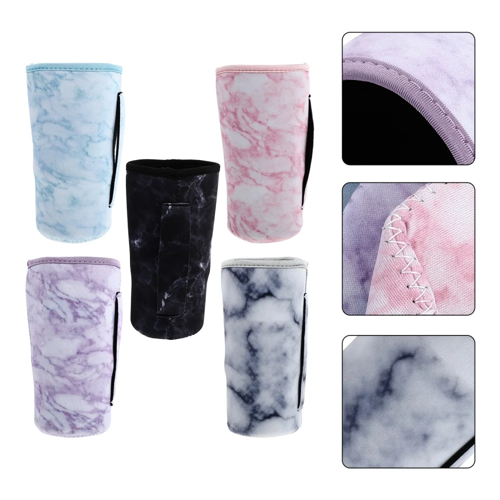 

5Pcs Cup Protection Sleeves Cup Protector Non-skid Cup Covers (Assorted Color)