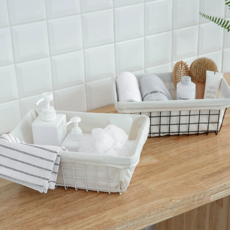 Металлическая корзина-органайзер для хранения корзина с проволочной сеткой