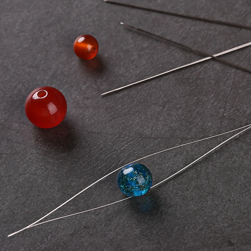 5 шт. игла для бисероплетения из нержавеющей стали шнур нитей сделай сам булавки