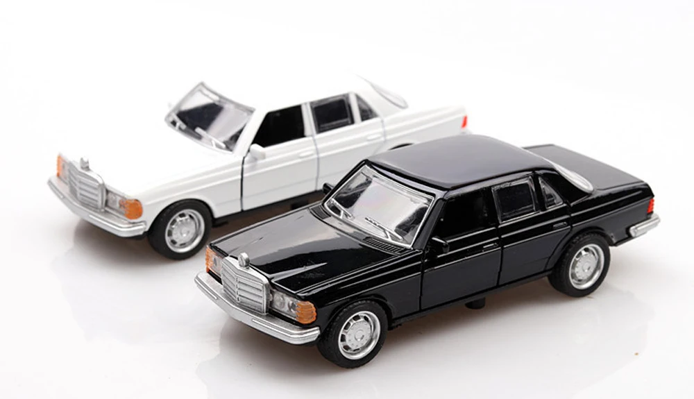1:36 Mercedes Benz e-класс W123 игрушечный транспорт горячий колесный автомобиль модель металлический корпус двери могут быть открыты