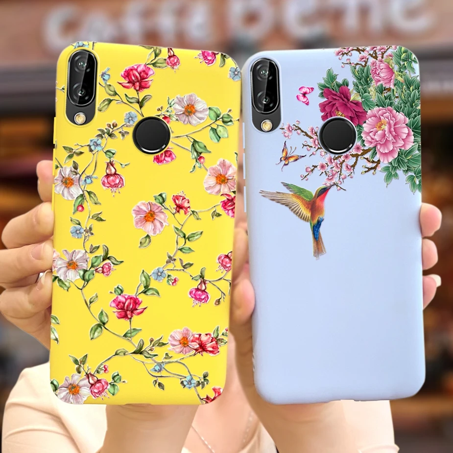 Чехол для Huawei P20 Lite Nova3E милые мягкие тонкие чехлы телефонов с рисунком конфет Nova 3E