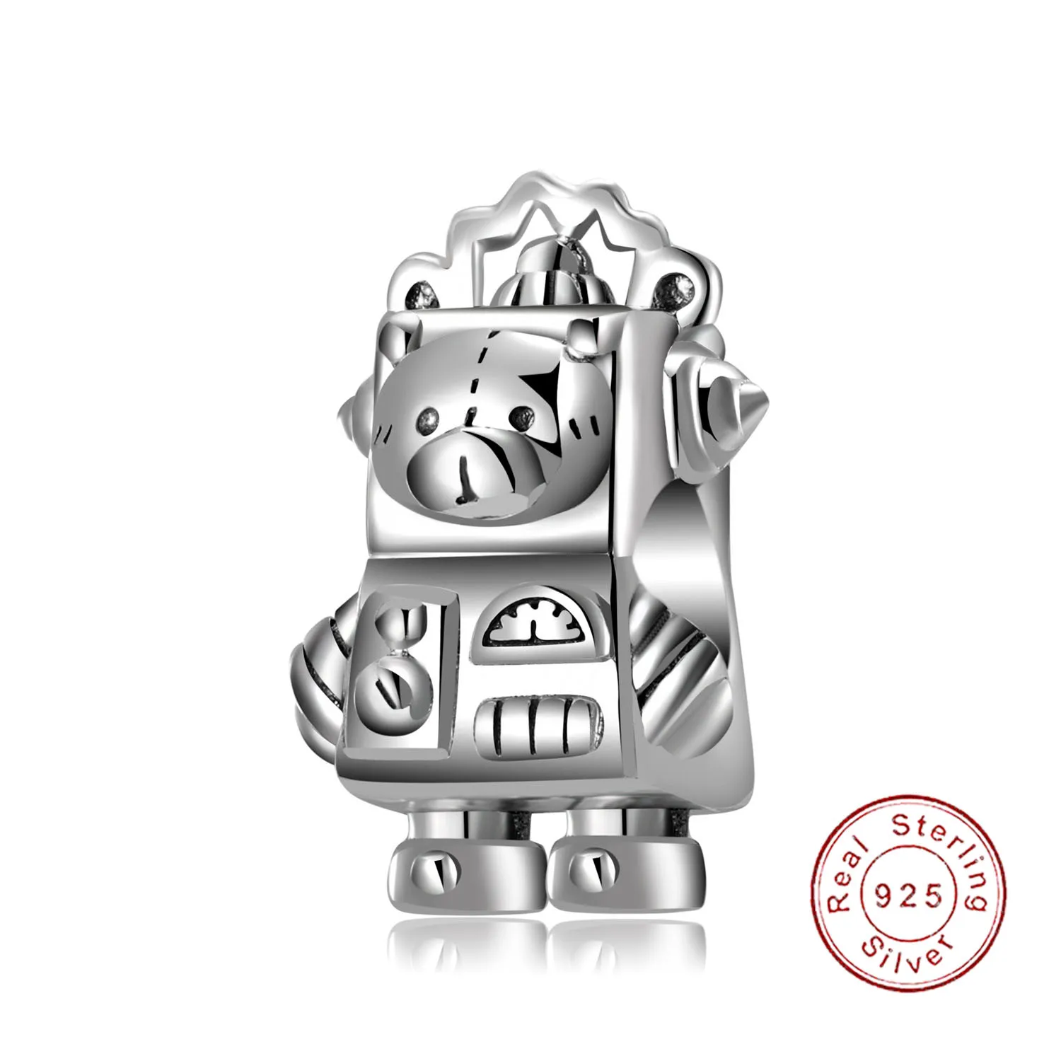 

Бусины-подвески Cyue в виде медведя из серебра 925 пробы с роботом