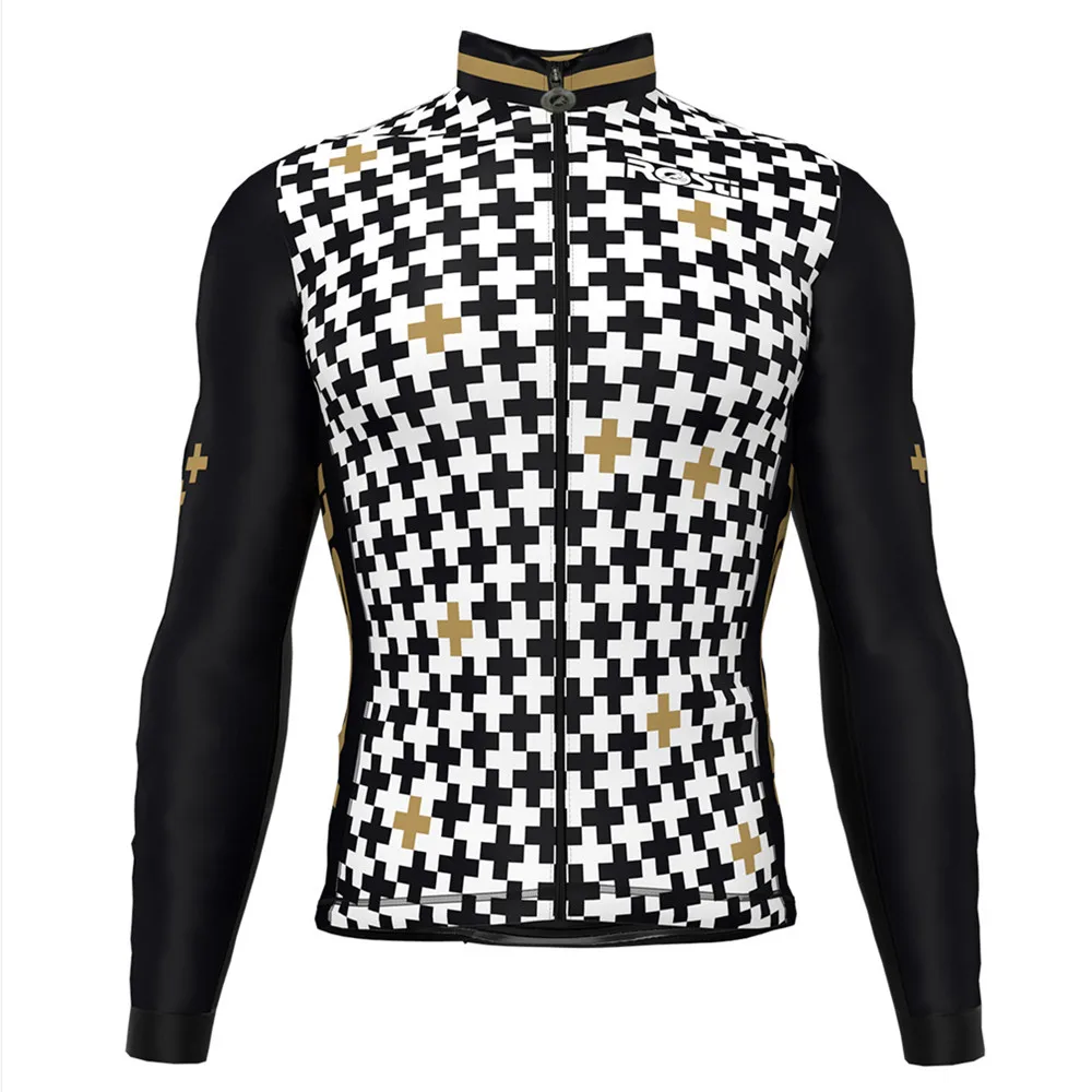 Зимняя мужская одежда ROSTI для велоспорта с длинным рукавом