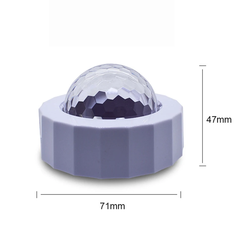 

Ambient Light USB Rechargeable Voice-Activated LED Stage Decoration Light Disco Magic Ball Christmas Music Rhythm Light