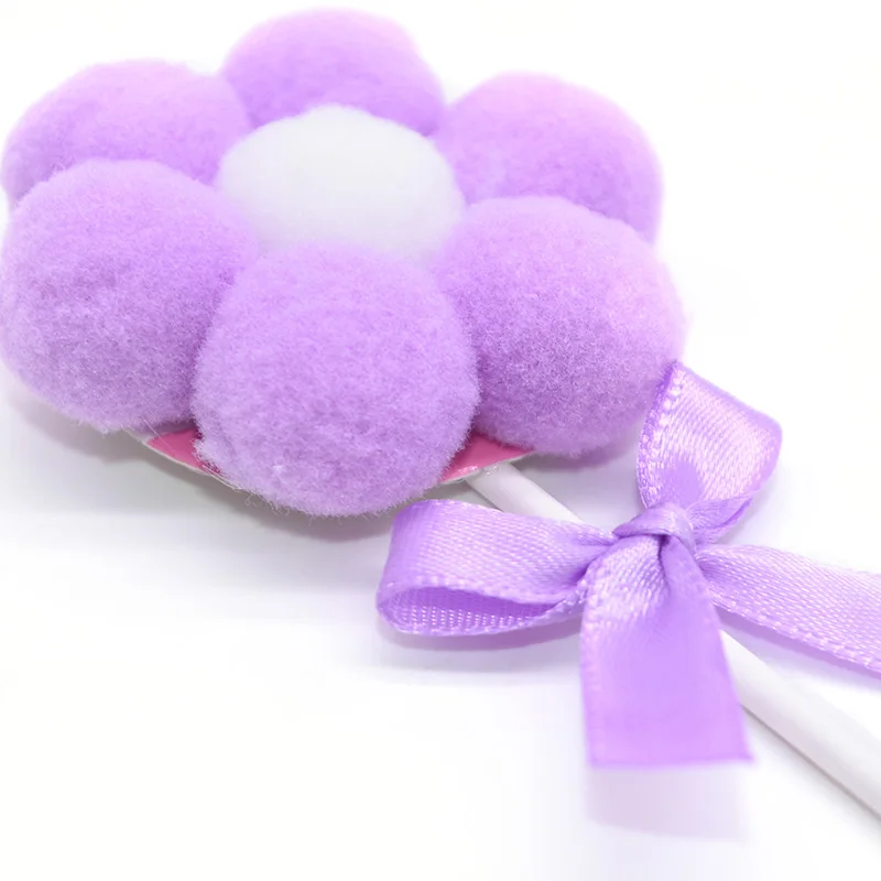 3/5/10 наборов плюшевый шар для торта Цветочный Мягкий помпон свадьбы дня рождения