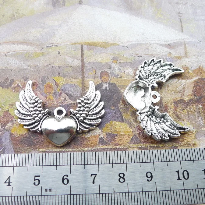 Расходные материалы для изготовления ювелирных изделий 3 шт. 34*26 мм старинное