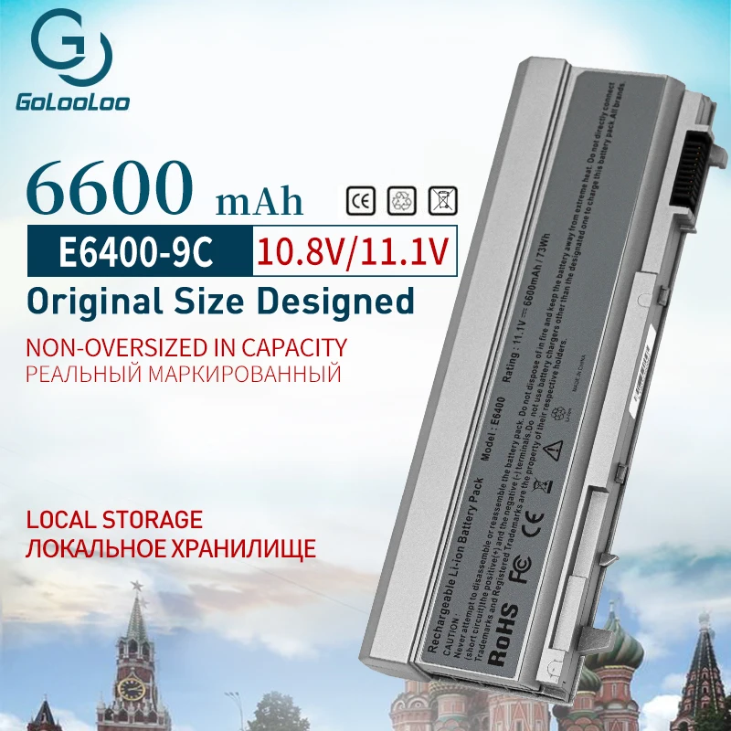 Golooloo 9 ячеек ноутбук Батарея для Dell Latitude E6400 E6410 E6500 E6510 для точности M2400 M4400 M4500 M6400 M6500 DFNCH