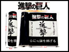 Пенал Эрена для карандашей с аниме атака на Титанов офисные и школьные