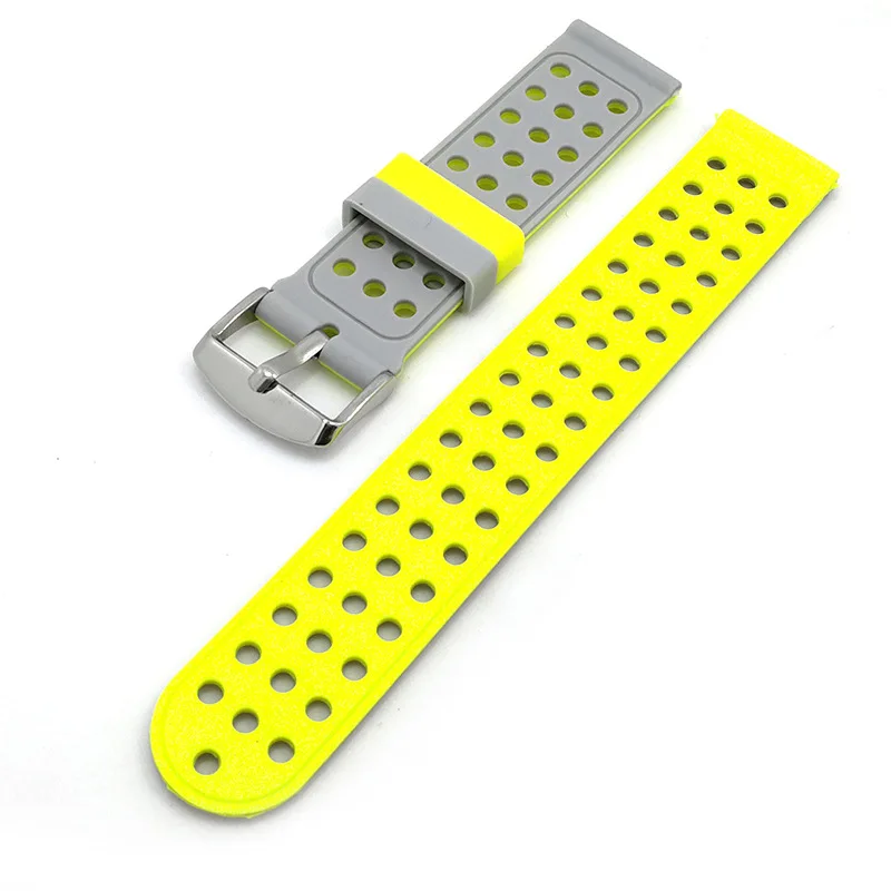 18mm 20mm 22mm sport silicone Band Strap For Samsung Gear S2 S3 Frontier amazfit Bip Lite active2 for Huawei Watch 24mm | Наручные часы