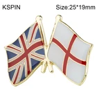Английский флаг Англии, булавка для лацкана, международные булавки для путешествий, коллекционный флаг, Значок Дружбы, яркий Национальный флаг