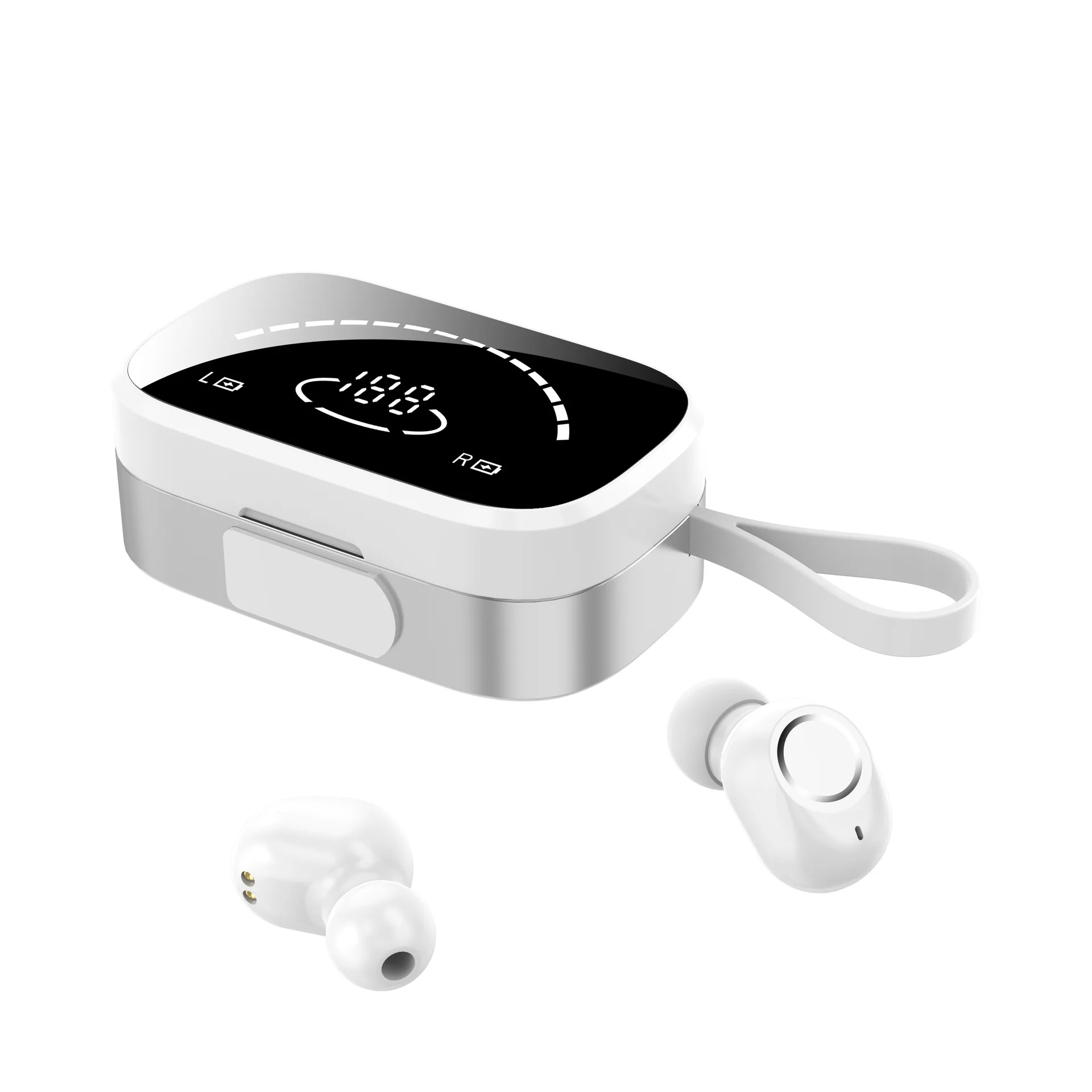 

Wireless Bluetooth 5.0 Headset TWS Touch Button HIFI New Mini in-ear Waterproof Sports Running Headset HD Call