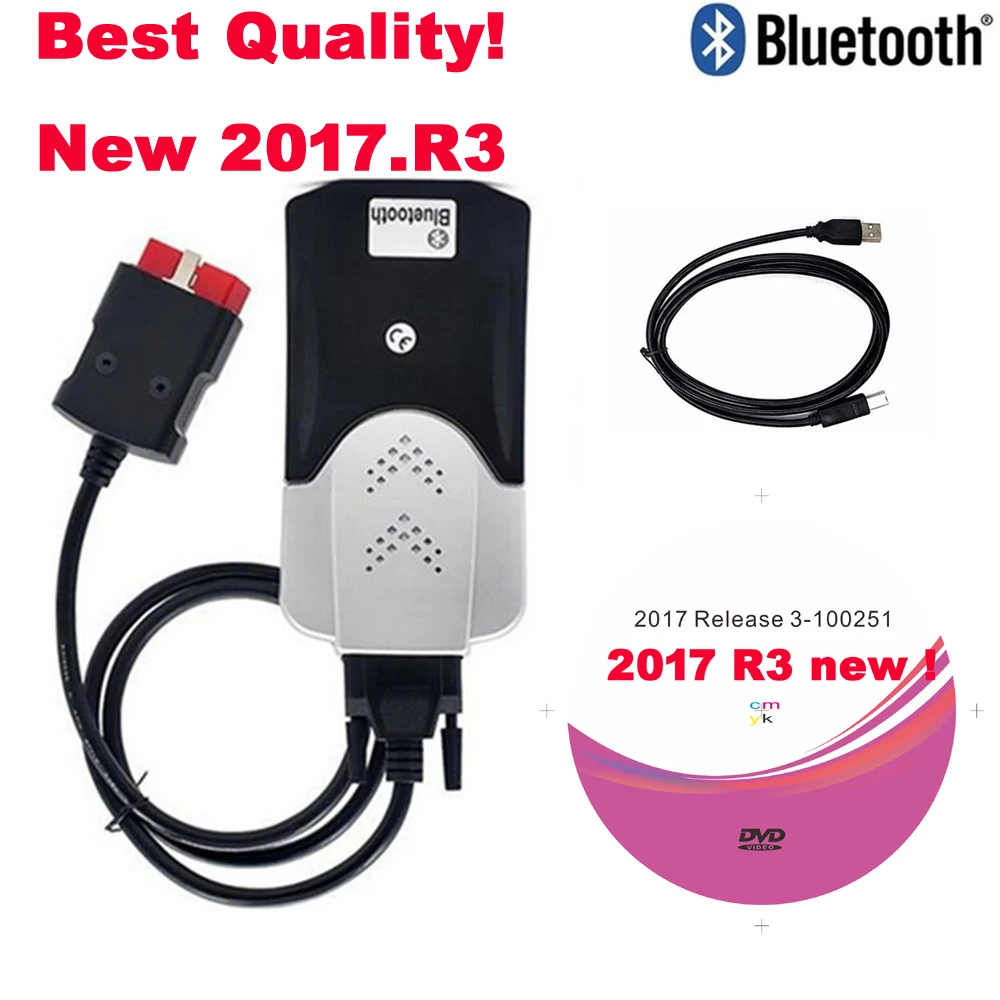 Новинка 2021 года vd tcs pro plus 2017.r3 с генератором ключей bluetooth для delicht новый vci реле ne c