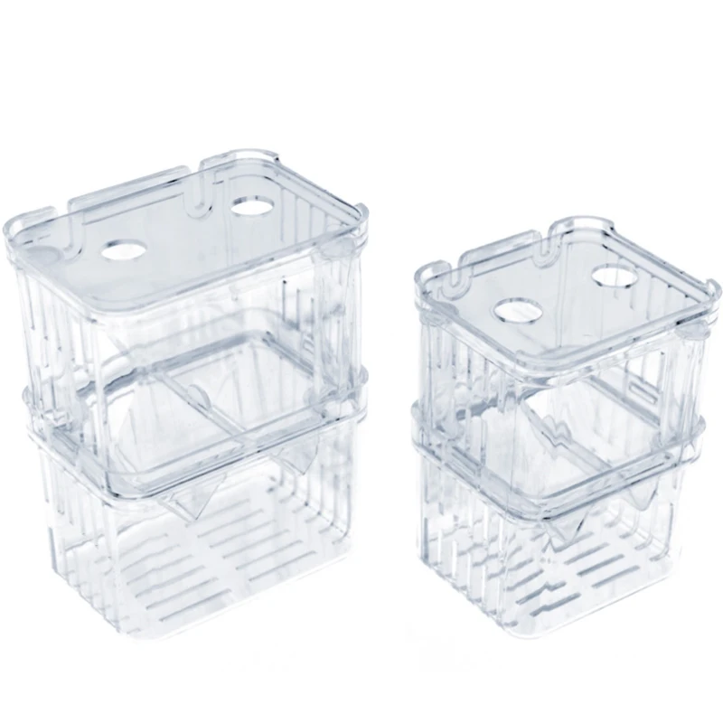 Двухслойный прозрачный короб для разведения рыб плавающий инкубатор защитный