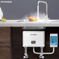 kitchen electric water heater small home heaters heated faucet no water storage instant heating unlimited hot water hyundai