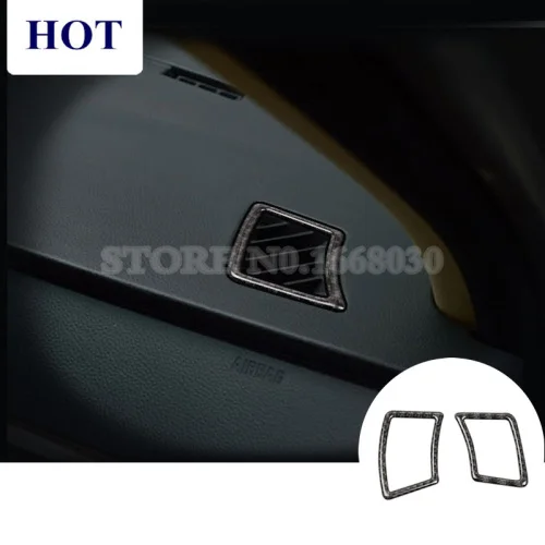 

Боковая крышка из углеродного волокна для выпускного отверстия приборной панели для BMW 5 серии E60 2005-2010, 2 шт., автомобильные аксессуары, украш...