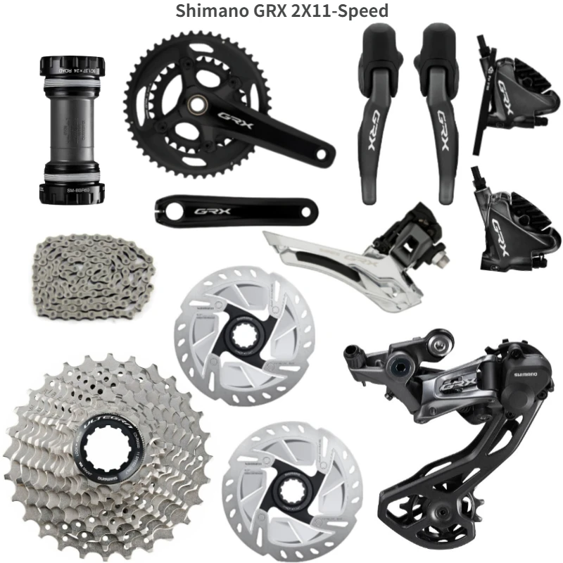 Набор скоростей велосипеда shimano GRX RX810 2X11 Speed 170/172 5/175 мм 48 31 т 2*11