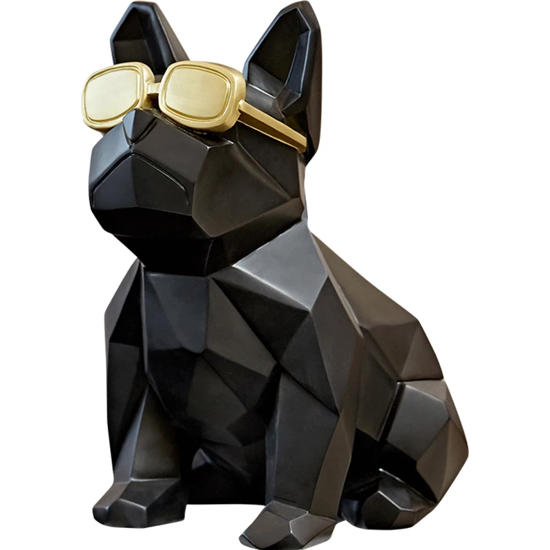 

European French Bulldog Figurine Tissue Box Bathroom Paper Tissue Box Household Holder Bathroom Waterproof Tissue Box R2482