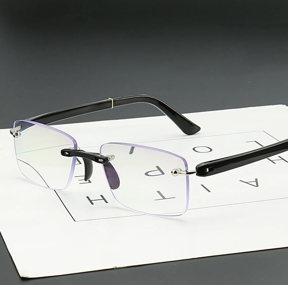 

Tr90 Reading Glasses Women Men Rimless Frame High Quality Ultralight Classic Anti Blu Ray Fatigue +1 +1.5 +2 +2.5 +3 +3.5 +4