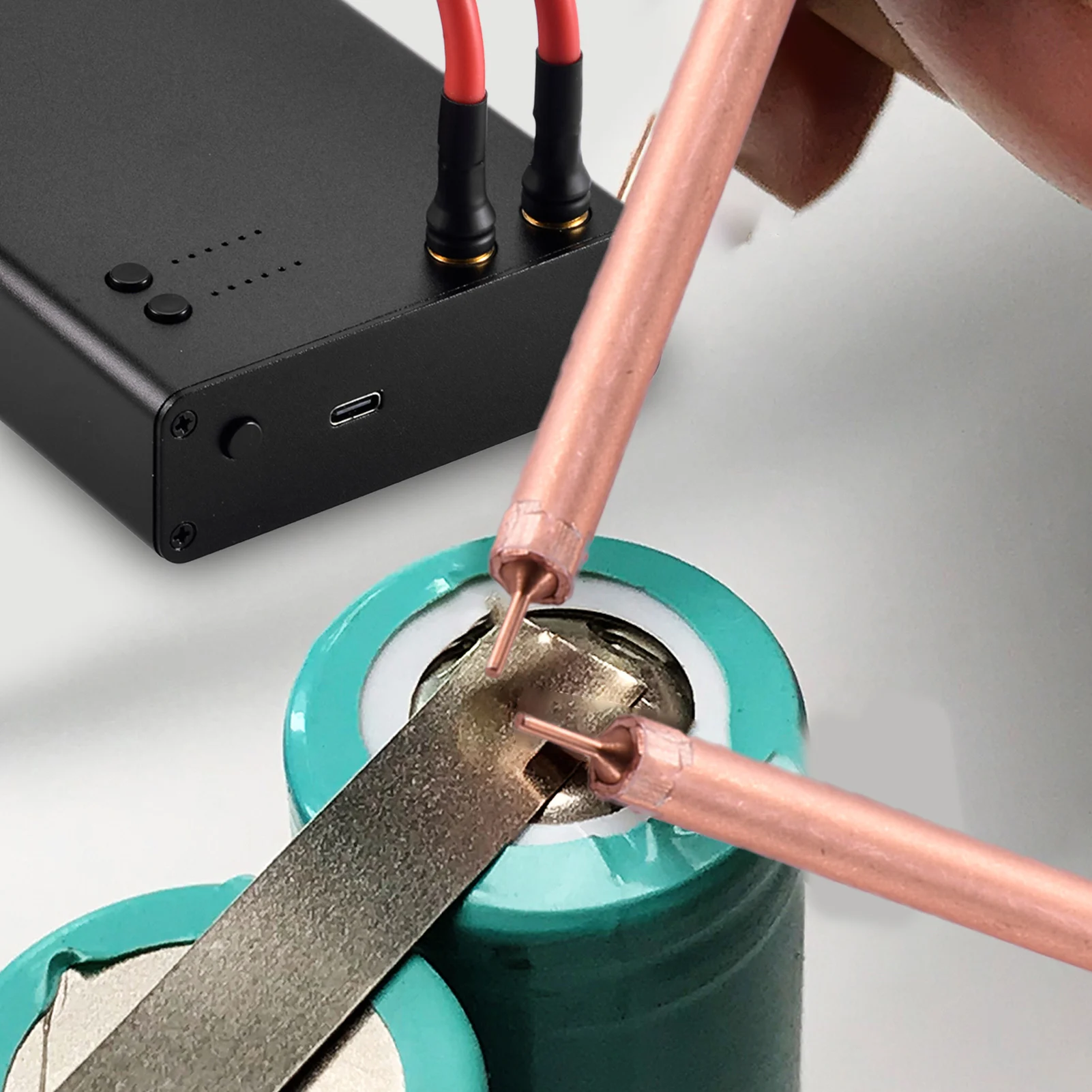 Портативный для точечной сварки машина ручной DIY точечная сварка 18650 Литий