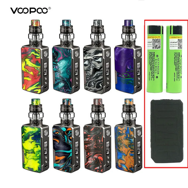 Оригинальный набор VOOPOO Drag 2 177w бокс мод из смолы вейп электронная сигарета с баком