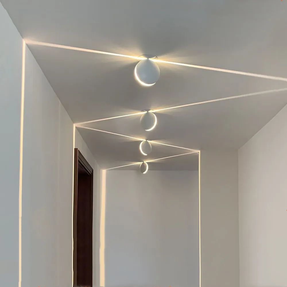 Современная цветная светодиодная настенная лампа RGB Освещение для подоконников