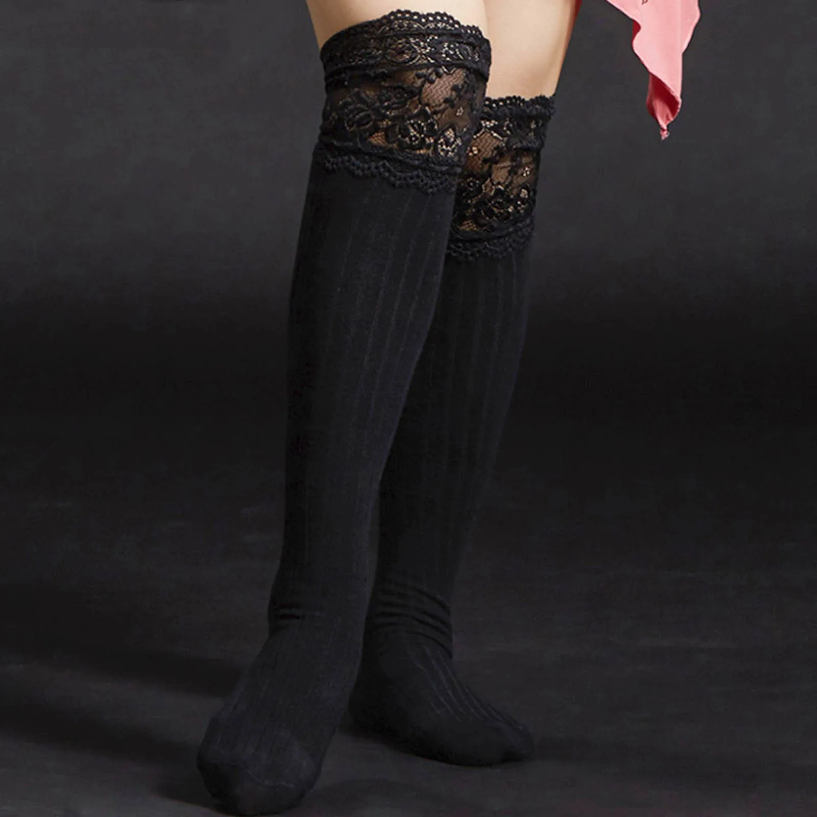 Горячая Распродажа модные гетры Женские однотонные теплые женские ребристые