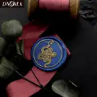 Деревянная Подарочная коробка, штамп для восковой печати в виде змеи