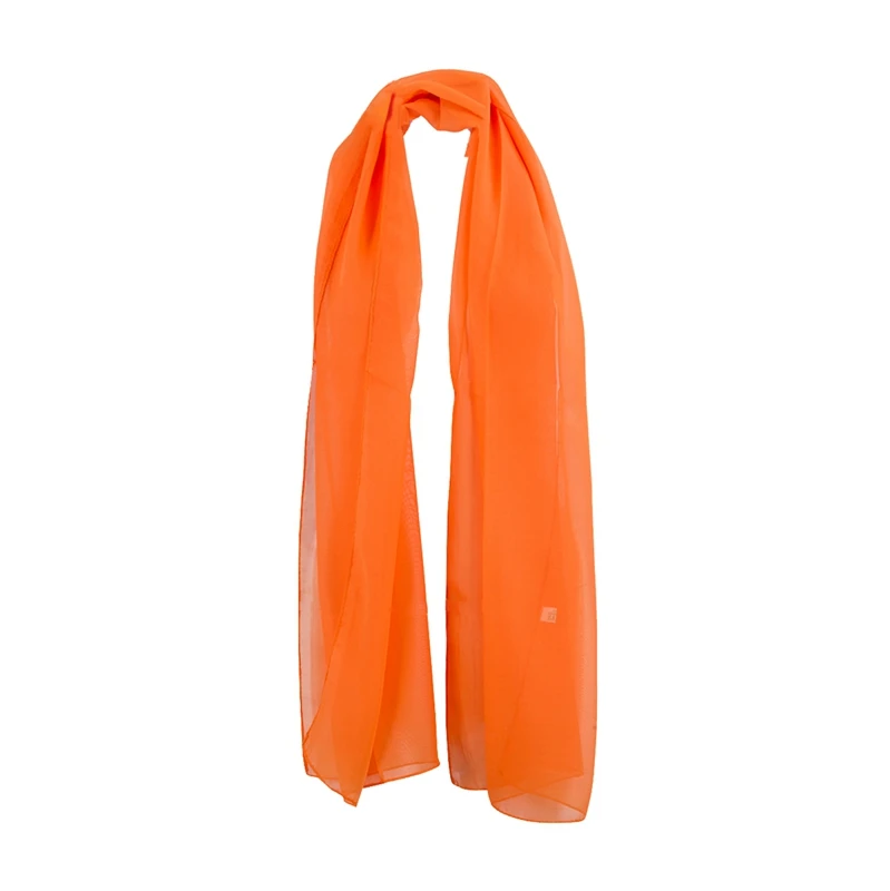 Женский большой длинный модный шейный платок оранжевый | Аксессуары для одежды