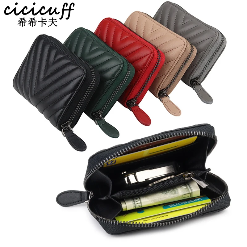 

Genuine Leather Women Wallet Coin Purse Brand Designer Female Soft Sheepskin Change Wallet Mini Women Purse Small Coin Pocket