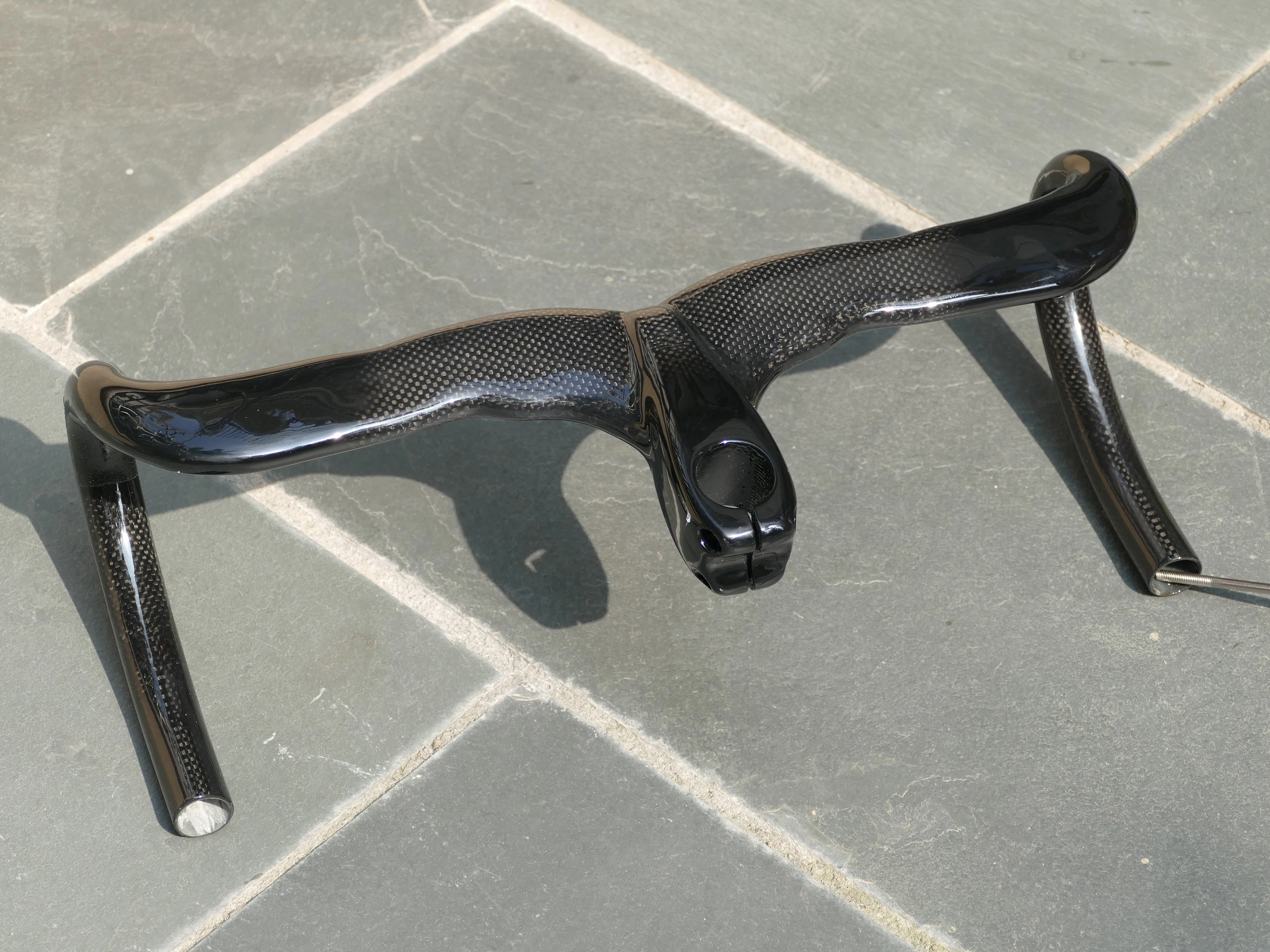 

FLX-HB-18 Toray Carbon Road Bike Racing Bar Bicycle Cycling 31.8mm Integrated Handlebar With Stem 90mm