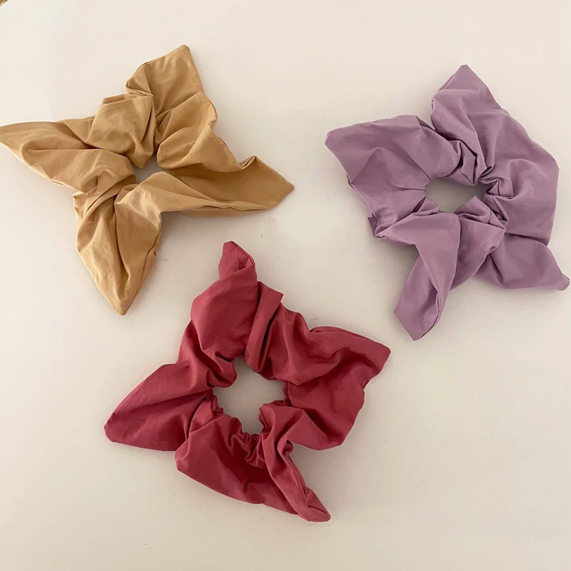 

2021 Spring Summer Korea Chic Candy Color Elastic Hair Bands For Women Geometric Square Headbands Hair Accessories