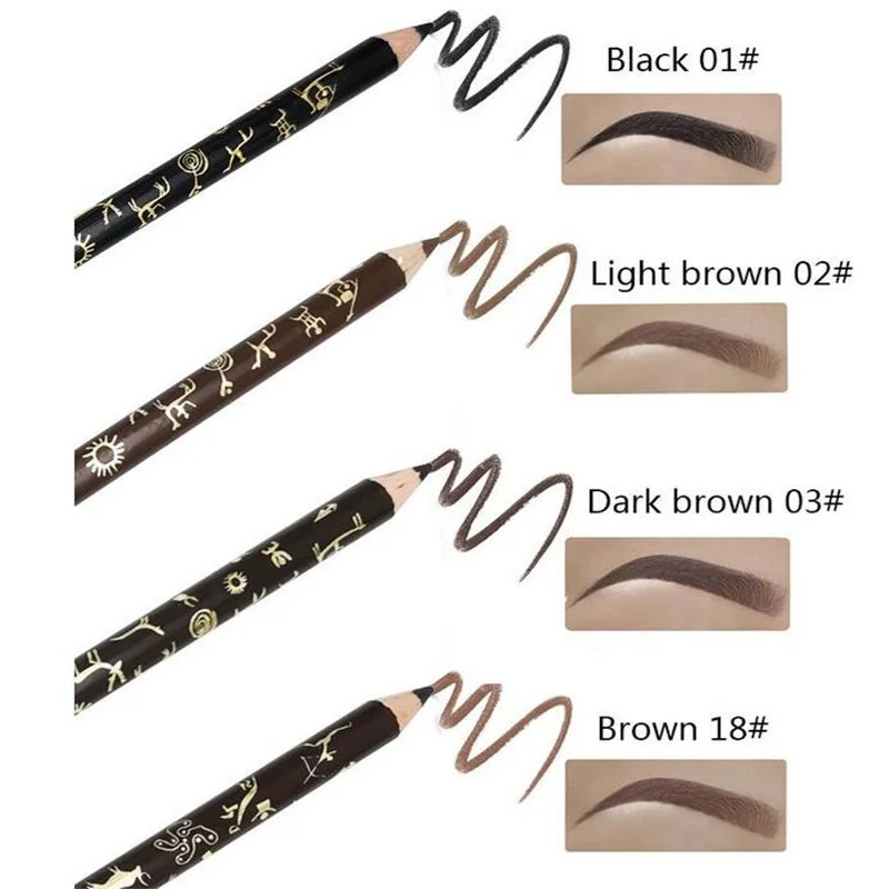 4 шт./компл. микроблейдинг карандаш для татуировки бровей водонепроницаемый