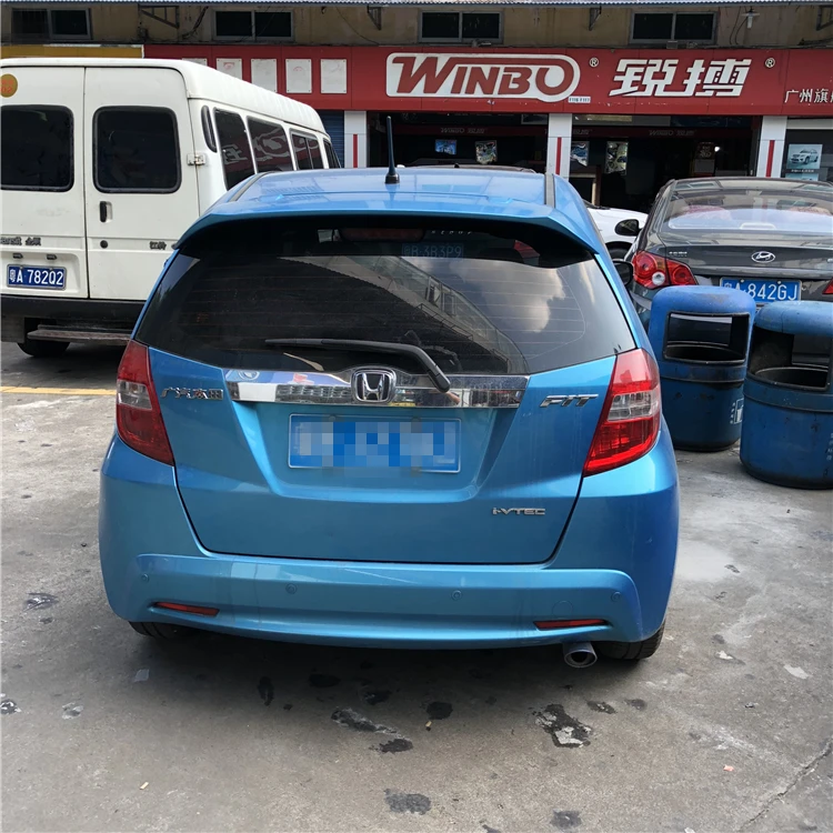 Спойлер для Honda Jazz yck 2008-2013 АБС-пластик цвет заднего крыла автомобиля | Автомобили
