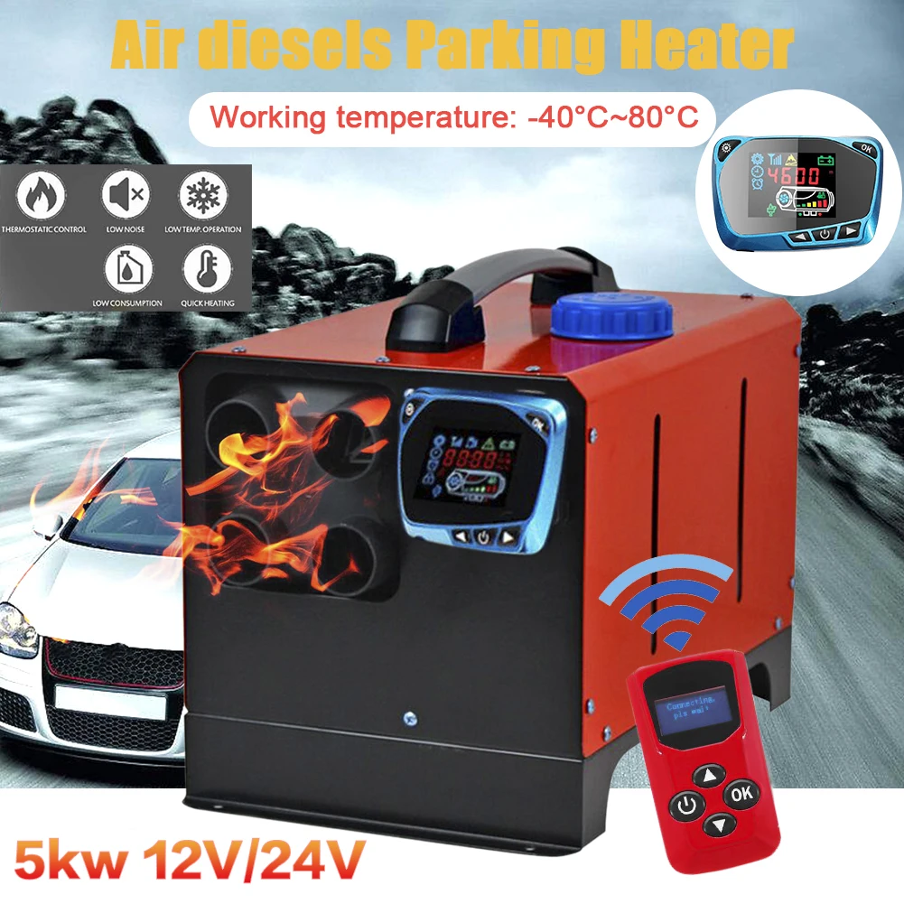Вспомогательный воздушный обогреватель 12 В/24 В 5 кВт дизельный Обогреватель