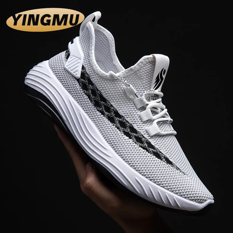 

Новинка 2021, летняя мужская обувь, повседневная обувь для студентов, летающие беговые кроссовки, удобная и дышащая спортивная мужская обувь, ...