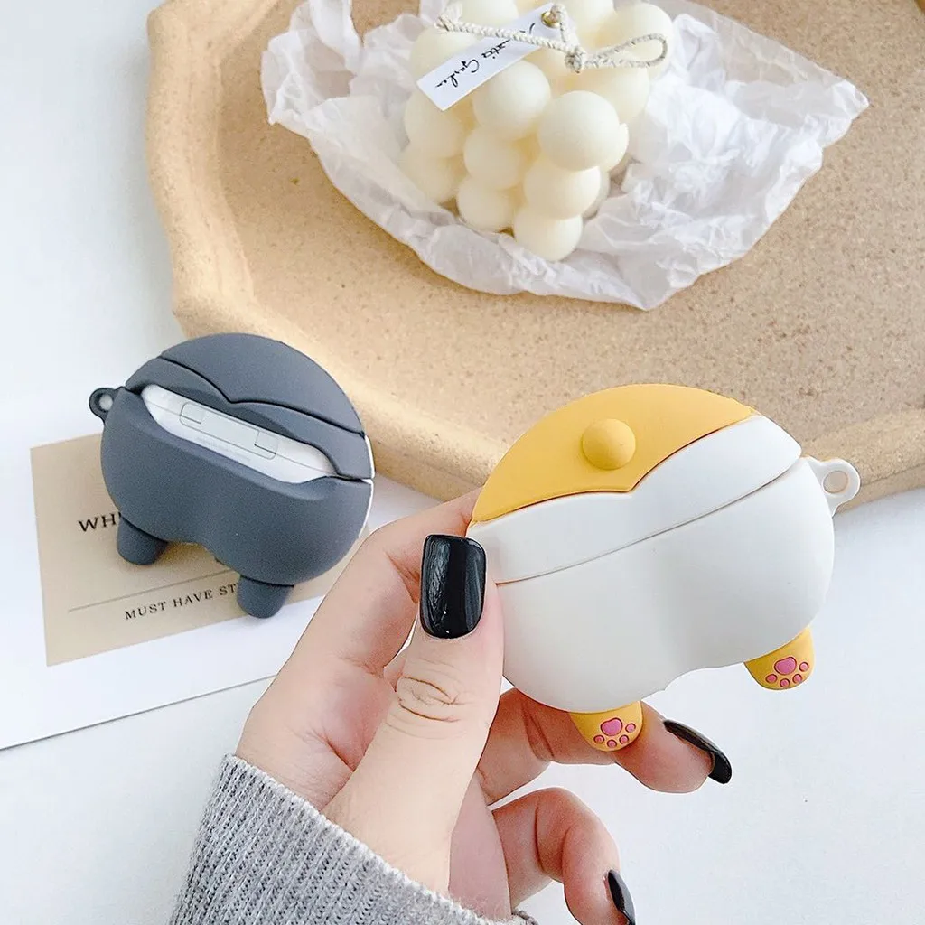 Для AirPods Pro 2019 беспроводной зарядный чехол из силикагеля защитный для наушников
