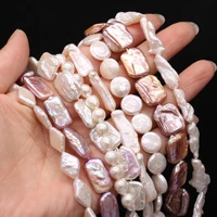 real natural pearls beads genuine freshwater pearl punch baroque perles for diy craft bracelet necklace jewelry making gift 14