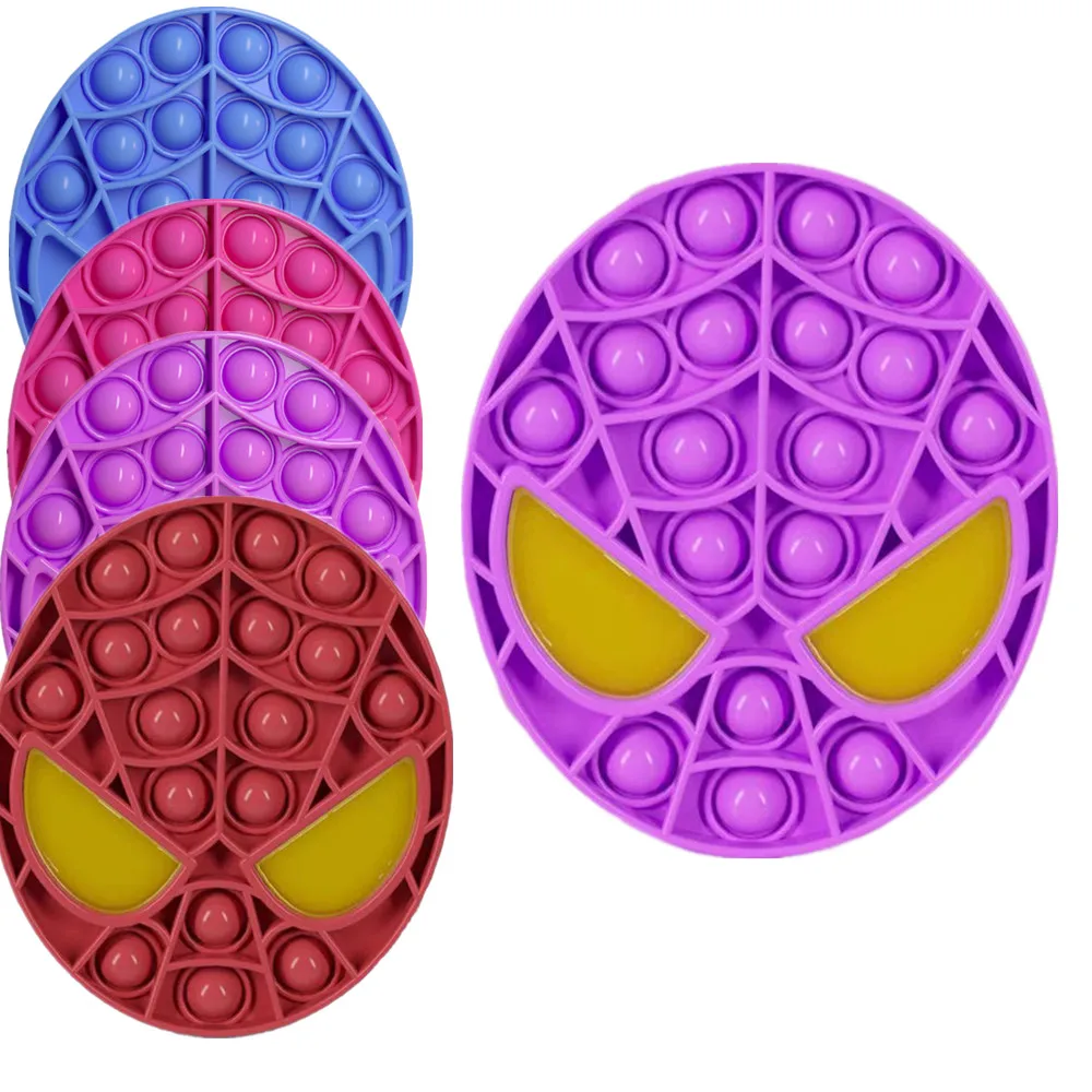 Выталкивает его &quotЧеловек паук&quot пузырь сенсорная игрушка для аутизма особых