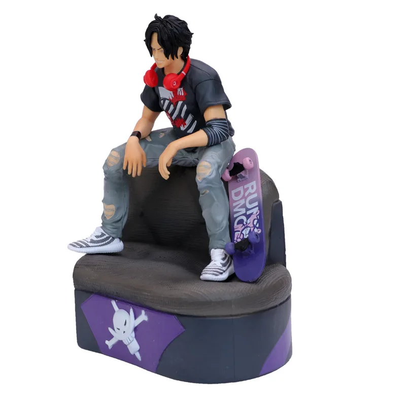 

Anime Characters GK Trendy Brand SXD ONE PIECE Monkey D. Luffy PortgasD Ace Action PVC Collection Model Toy Anime Figure Toys Fo