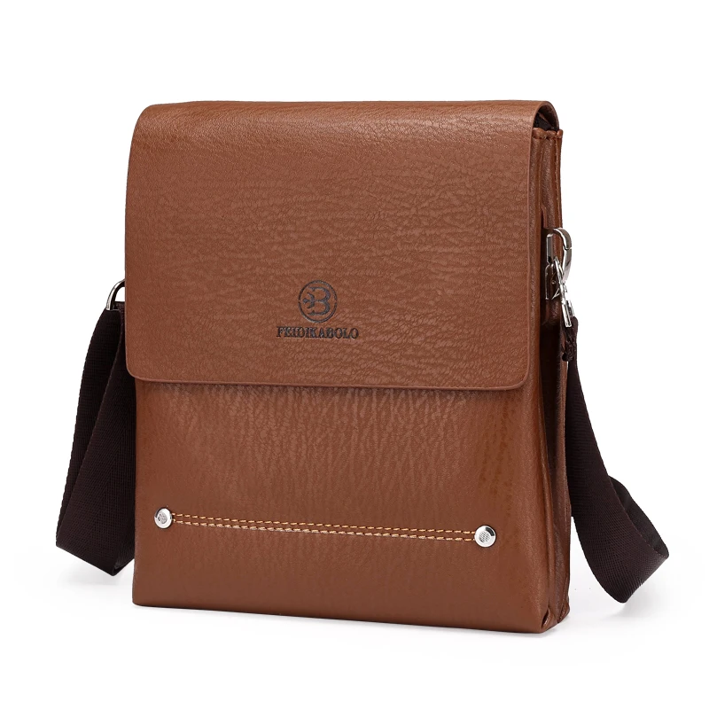 Новые модные мужские сумки через плечо кожаная мужская сумка с двойной молнией