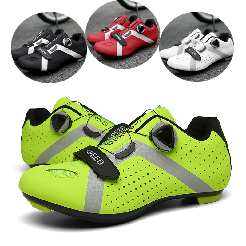 

Cycling Shoes Cleat Racing Road Bicycle Sneaker SPD Non-Slip Breathable Sapatilha Ciclismo Ultralight Self-Locking MTB Zapatos