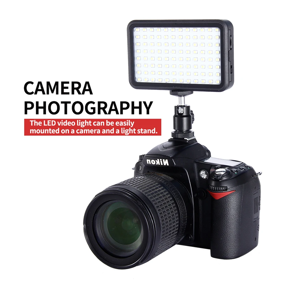 MAMEN PAD96 6000K светодиодный видео заполняющий светильник с 3200K CT фильтр для Nikon Sony Canon