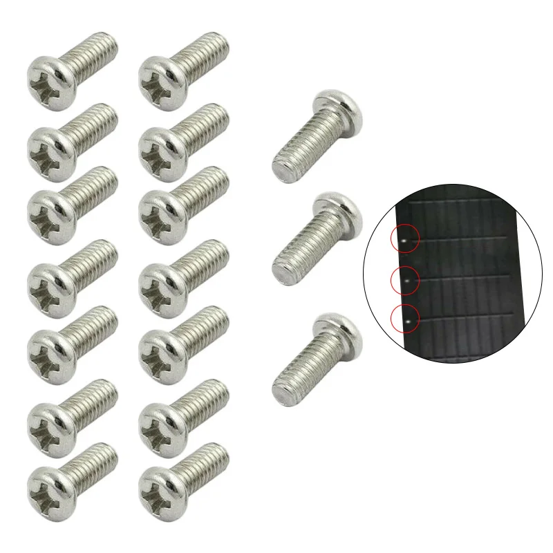 

17 Pcs Electric Scooter Steel Bolt Scooter Screw For Xiaomi Mijia M365 Bottom Battery Cover Screw 3*8mm Scooter Screw