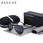 BARCUR Pilot Солнцезащитные очки мужские поляризованные солнцезащитные очки мужские черные солнцезащитные очки Ретро