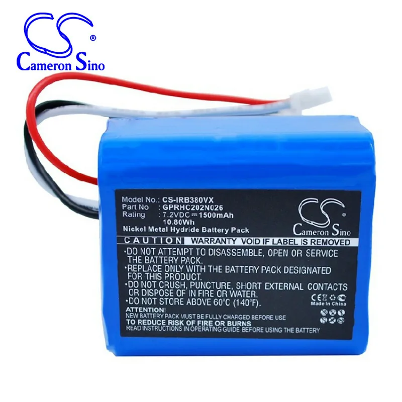 CameronSino для iRobot Braava 380 380T 5200B Mint Plus 5200 5200C GPRHC202N026 4409709 батарея | Электроника
