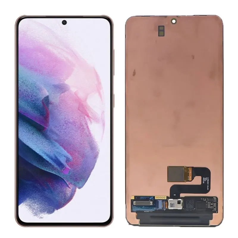 Pantalla LCD ORIGINAL para Samsung Galaxy S21, digitalizador de pantalla t&aacute;ctil con puntos, G991, G990F/DS, con marco s21 Plus, G996, G996F-4