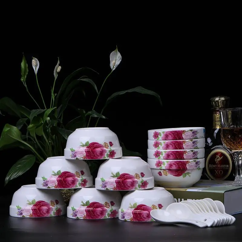 

Ramen Noodles Sauce Fruteira Tigela Coconut Keuken Accesoires Tazone Cuenco Dinnerware Kitchen Dining Bar Soup Ceramic Bowl